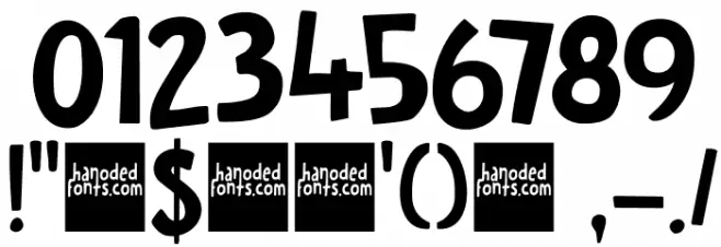 DKHobgoblin Font OTHER CHARS