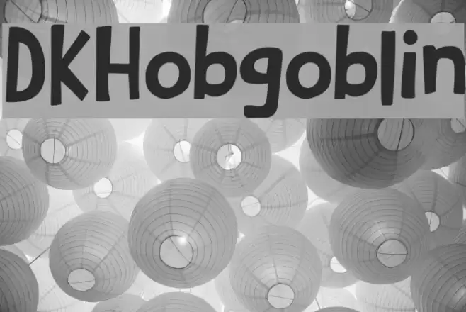 DKHobgoblin Font examples
