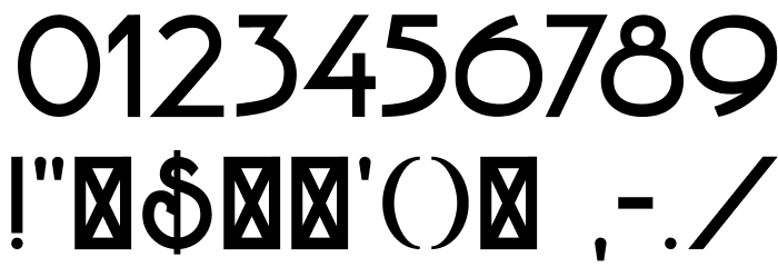 DKHofstad Font OTHER CHARS
