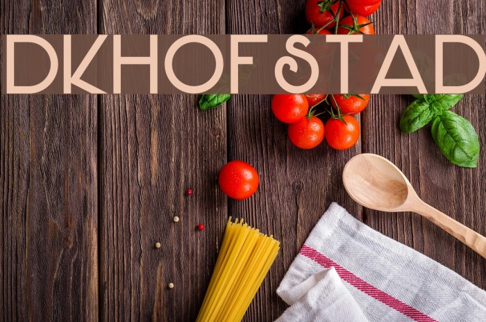 DKHofstad Font examples