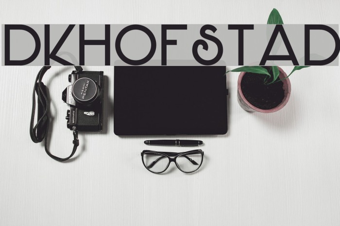 DKHofstad Font examples