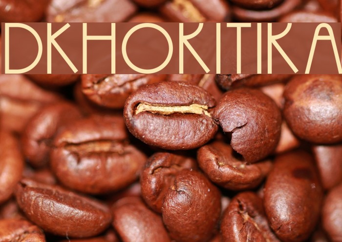DKHokitika Font examples
