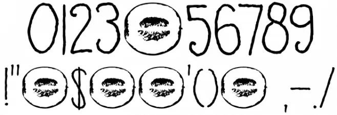 DKHoneyDew Font OTHER CHARS