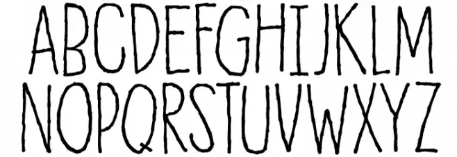 DKHoneyDew Schriftart Groß