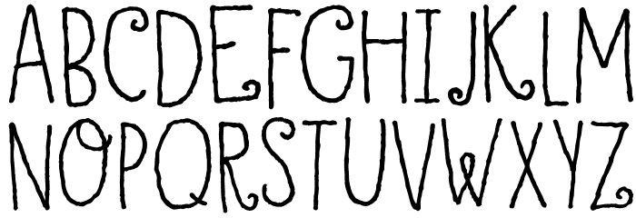 DKHoneyDew Font LOWERCASE