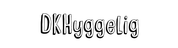 DKHyggelig  フリーフォントのダウンロード
