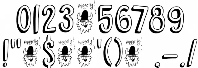 DKHyggelig Font OTHER CHARS