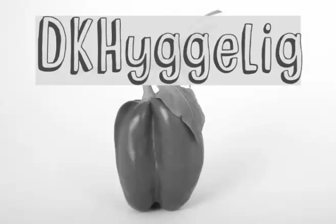 DKHyggelig Font examples