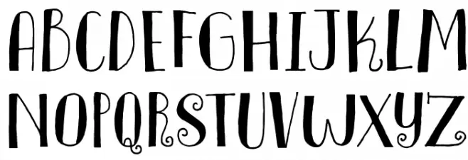 DKInnuendo Schriftart Groß