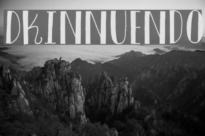 DKInnuendo Font examples