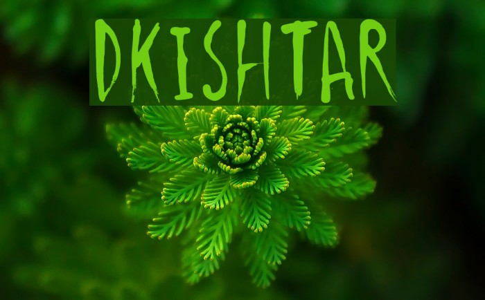 DKIshtar Font examples