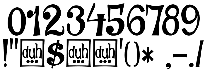DKJambo Font OTHER CHARS