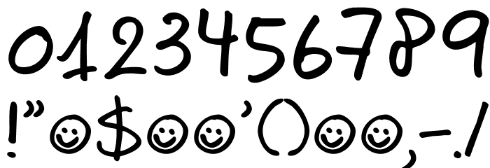 DKJoeSchmoe Font OTHER CHARS