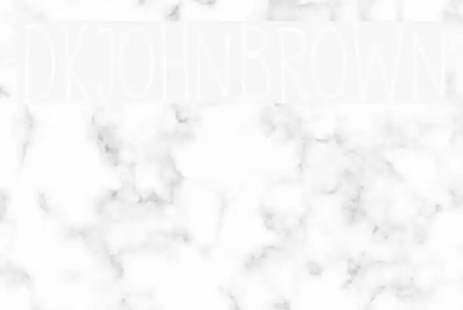 DKJohnBrown Font examples