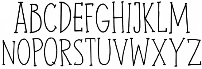 DKJohnBrown Schriftart Kleinbuchstaben