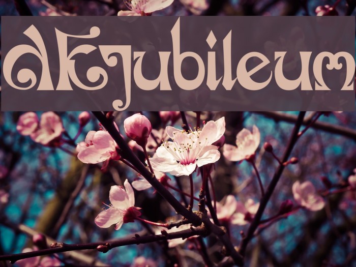 DKJubileum Font examples