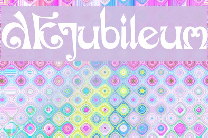 DKJubileum Font examples