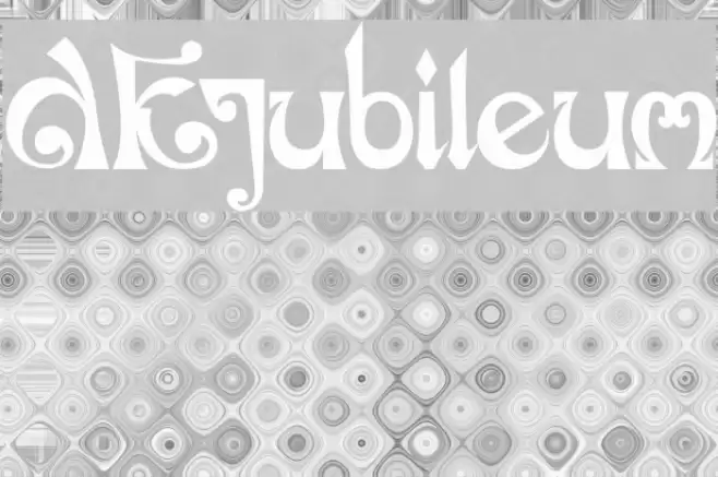 DKJubileum Font examples