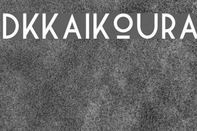 DKKaikoura Font examples