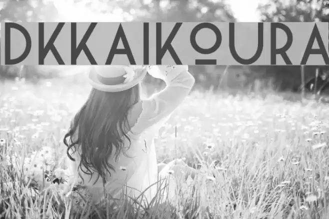 DKKaikoura Font examples