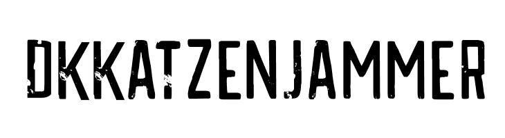 DKKatzenjammer  フリーフォントのダウンロード