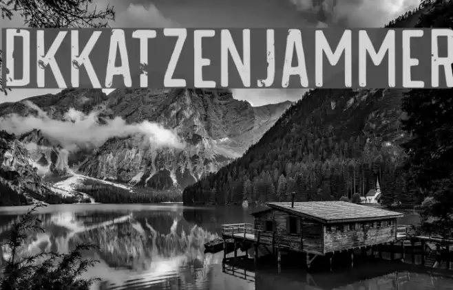 DKKatzenjammer Font examples