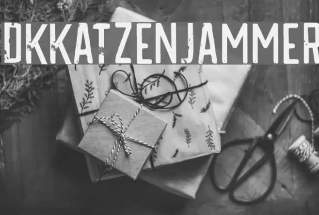 DKKatzenjammer Font examples