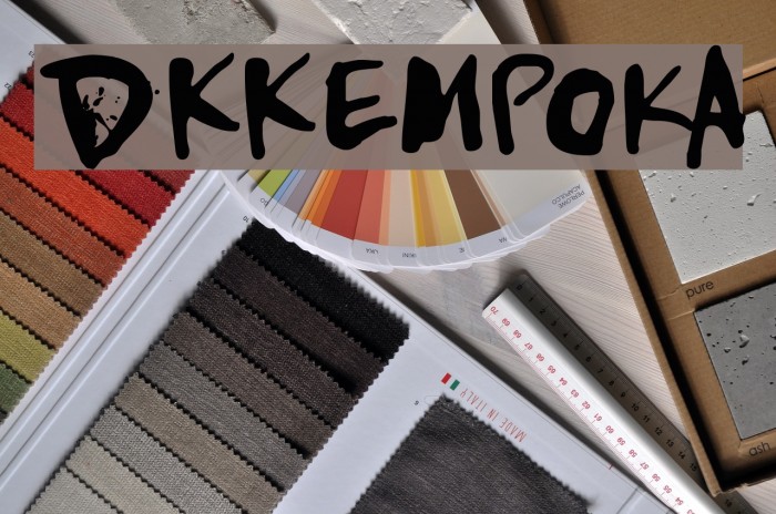 DKKempoka Font examples