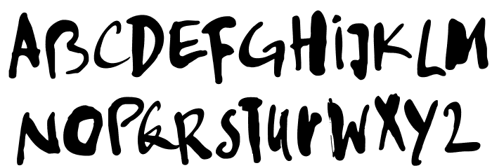 DKKempoka Font LOWERCASE
