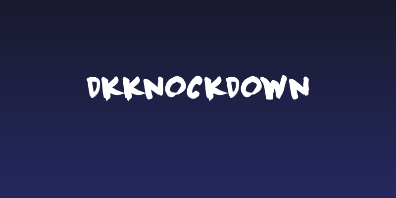 DKKnockdown Social Header