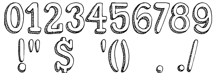 DKKoerier Font OTHER CHARS