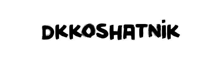 DKKoshatnik  フリーフォントのダウンロード