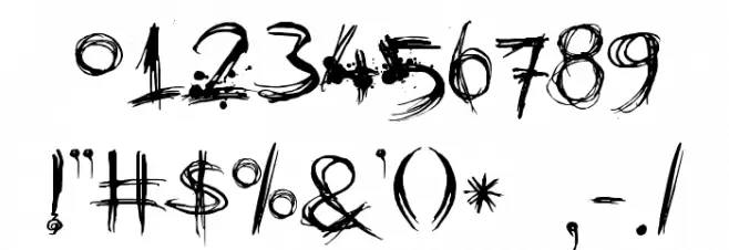 DKKubikajiri Font OTHER CHARS