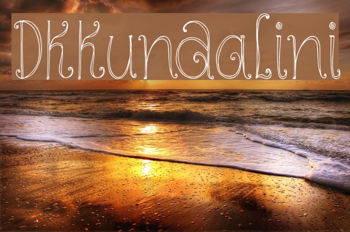 DKKundalini Font examples