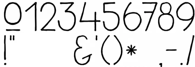 DKKunstschau Font OTHER CHARS