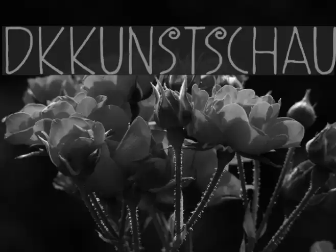 DKKunstschau Font examples