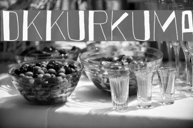 DKKurkuma Font examples