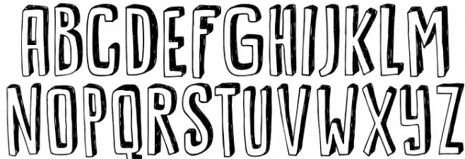 DKKwark Font Litere mari