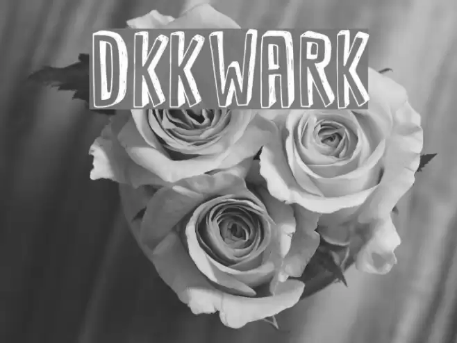 DKKwark Font examples