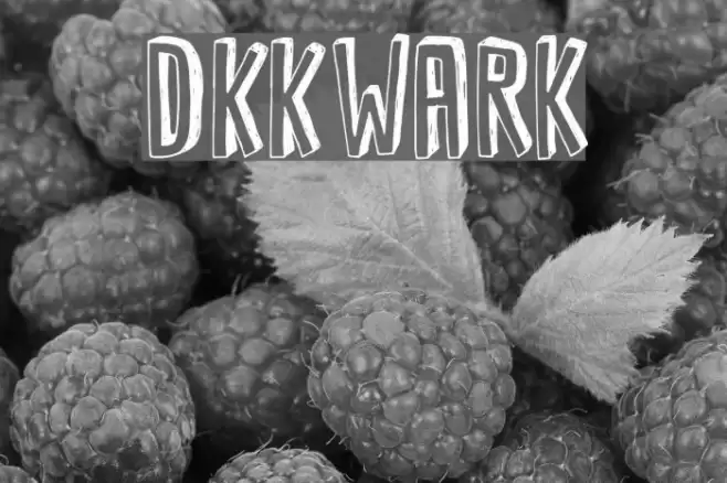 DKKwark Font examples