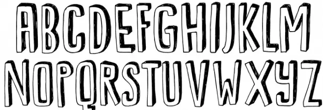 DKKwark Schriftart Kleinbuchstaben
