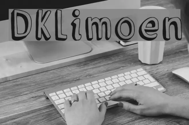 DKLimoen Font examples