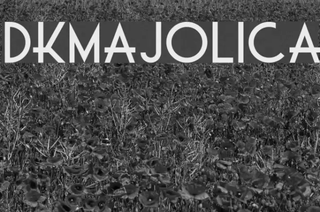 DKMajolica Font examples