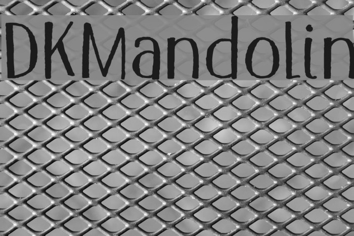 DKMandolin Font examples