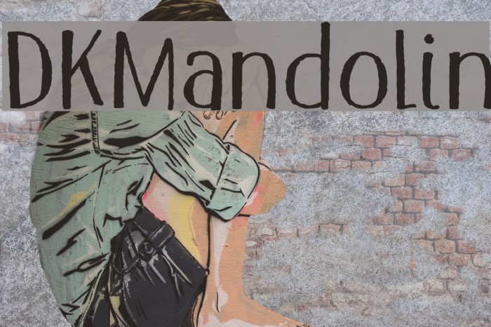 DKMandolin Font examples