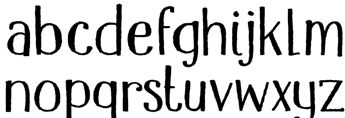 DKMandolin Font LOWERCASE