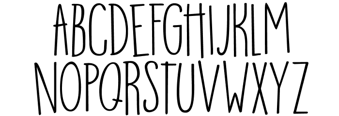 DKMangoSmoothie Font LOWERCASE