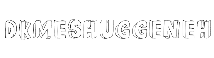 DKMeshuggeneh  font caratteri gratis