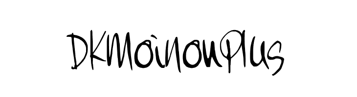 DKMoiNonPlus  Frei Schriftart Herunterladen