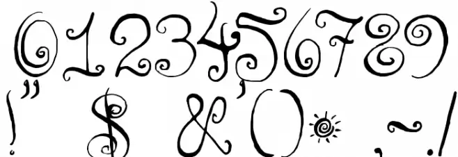 DKMonsieurLeChat Font OTHER CHARS